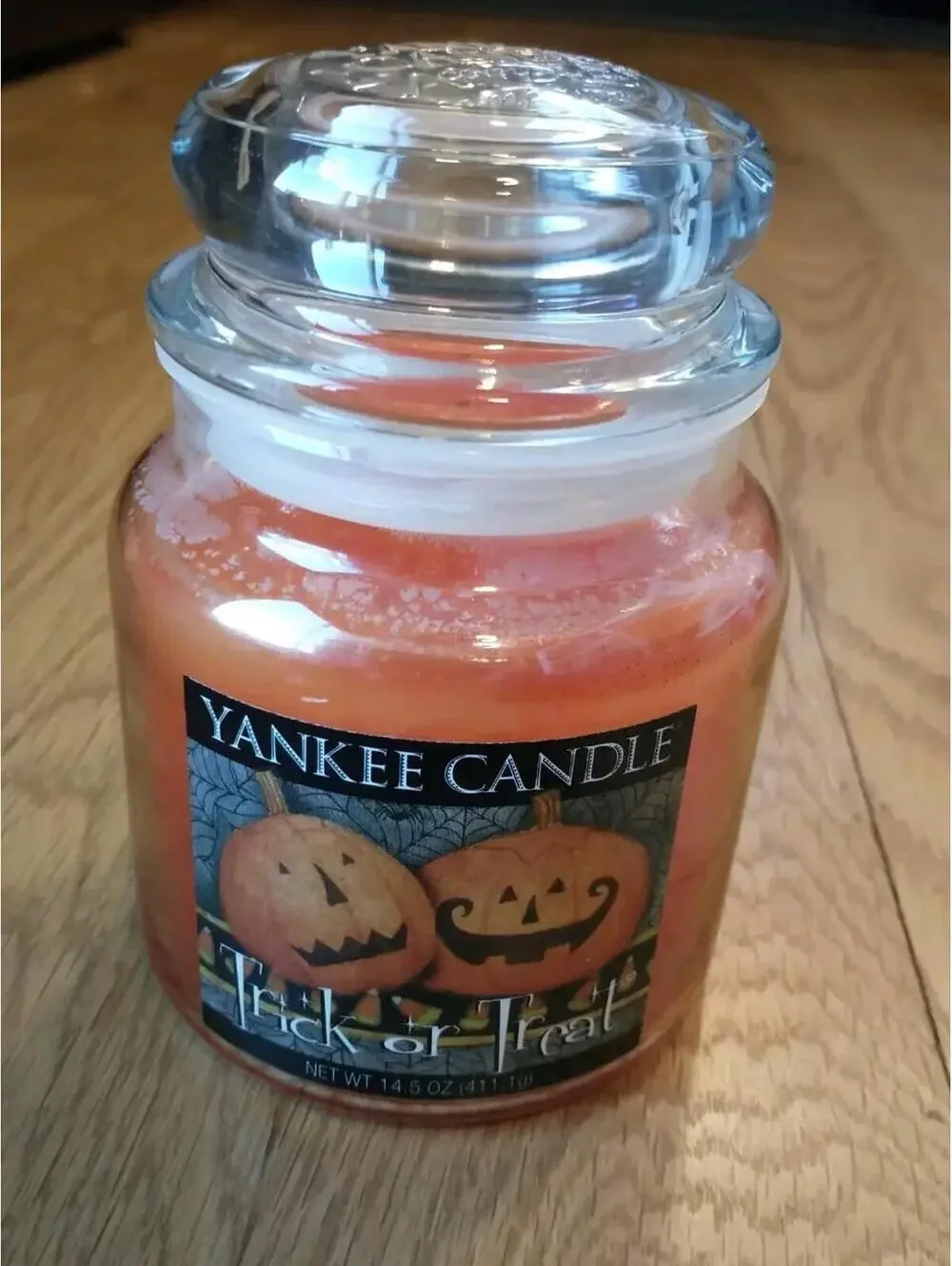 Yankee Candle Trick Or Treat Halloween Jar Candle 14.5 oz Retired Medium